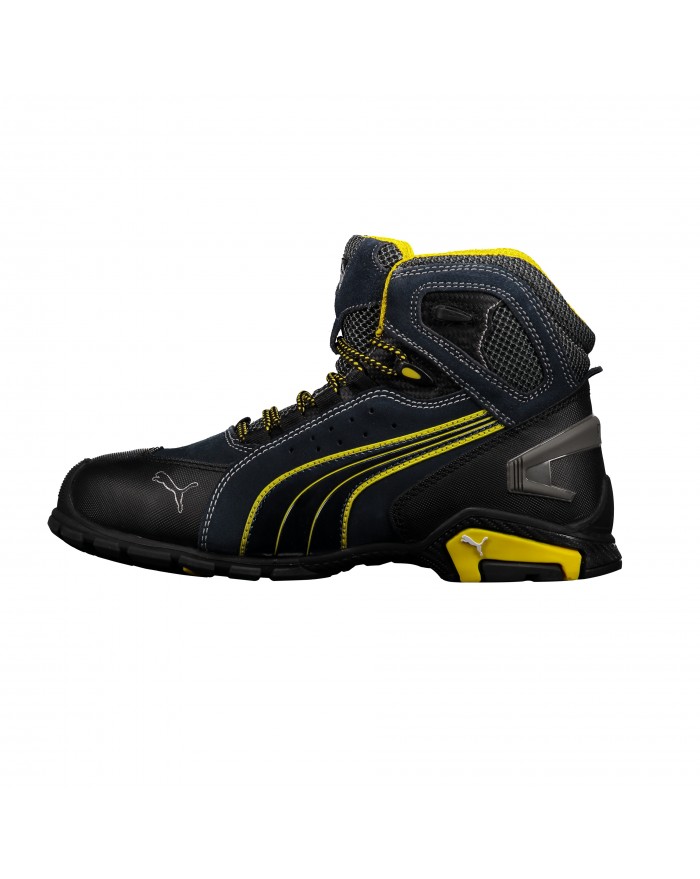 BOTA TENIS PUMA SEGURIDAD - AZUL / AMARILLO